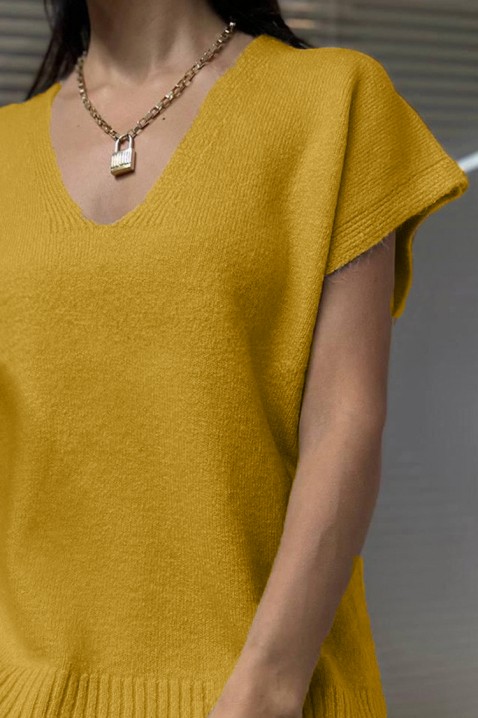 Πουλόβερ MERONDA YELLOW, Χρώμα: κίτρινο, IVET.EU - Εκπτώσεις έως -80%