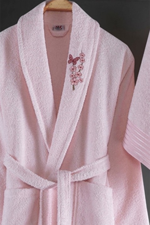 Σετ μπουρνούζι και πετσέτα LASEOLDA PINK, Χρώμα: ροζ, IVET.EU - Εκπτώσεις έως -80%
