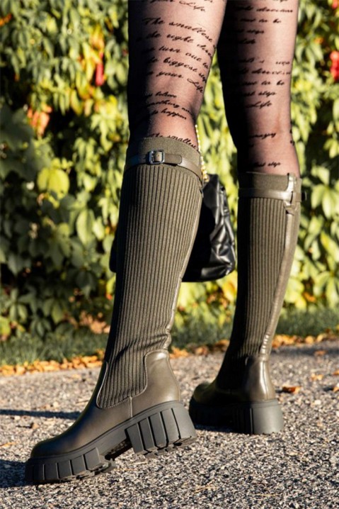 Μπότες VELDORMA KHAKI, Χρώμα: χακί, IVET.EU - Εκπτώσεις έως -80%