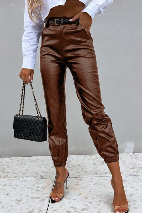 Παντελόνι GARBONA BROWN, Χρώμα: καφέ, IVET.EU - Εκπτώσεις έως -80%