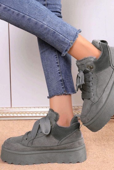Dámská obuv BROXELZA GREY, Barva: šedá, IVET.EU - Stylové oblečení