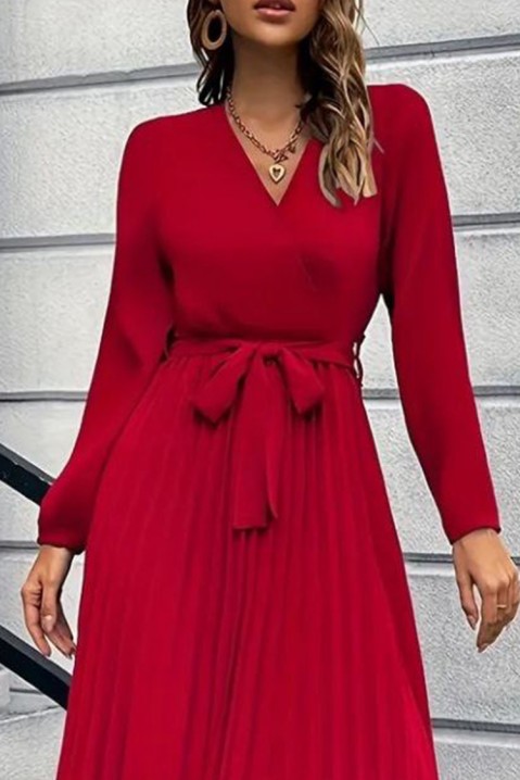 Φόρεμα SPORTILDA RED, Χρώμα: κόκκινο, IVET.EU - Εκπτώσεις έως -80%