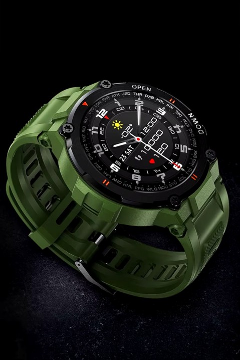 Ανδρικό smartwatch Giewont GW430-3, Χρώμα: πράσινο, IVET.EU - Εκπτώσεις έως -80%