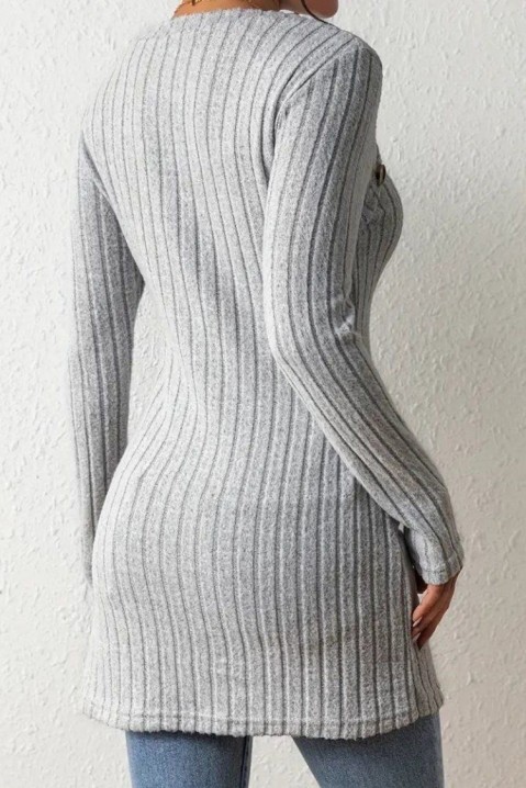 Dámská halenka VIODEFA GREY, Barva: šedá, IVET.EU - Stylové oblečení