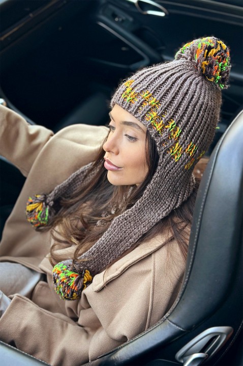 Čepice SELONBA BROWN, Barva: hnědá, IVET.EU - Stylové oblečení
