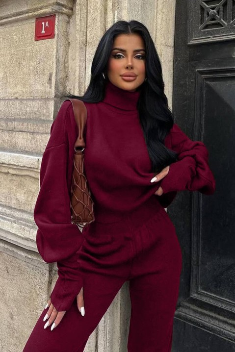 Komplet KARLIEDA BORDO, Barva: bordová, IVET.EU - Stylové oblečení