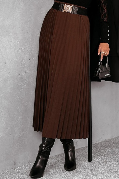Sukně FARMOLDA BROWN, Barva: hnědá, IVET.EU - Stylové oblečení