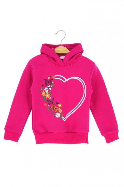 Dětská mikina FLOBERI FUCHSIA, Barva: fuchsiová, IVET.EU - Stylové oblečení
