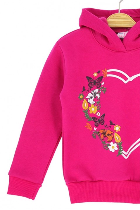 Dětská mikina FLOBERI FUCHSIA, Barva: fuchsiová, IVET.EU - Stylové oblečení