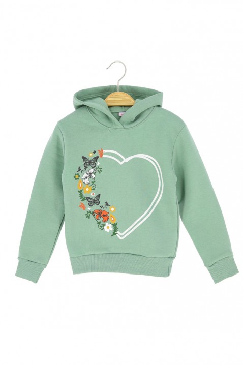 Dětská mikina FLOBERI MINT, Barva: mentolová, IVET.EU - Stylové oblečení