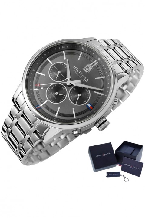 Ανδρικό ρολόι Tommy Hilfiger Kyle 1791632, Χρώμα: ασημί, IVET.EU - Εκπτώσεις έως -80%