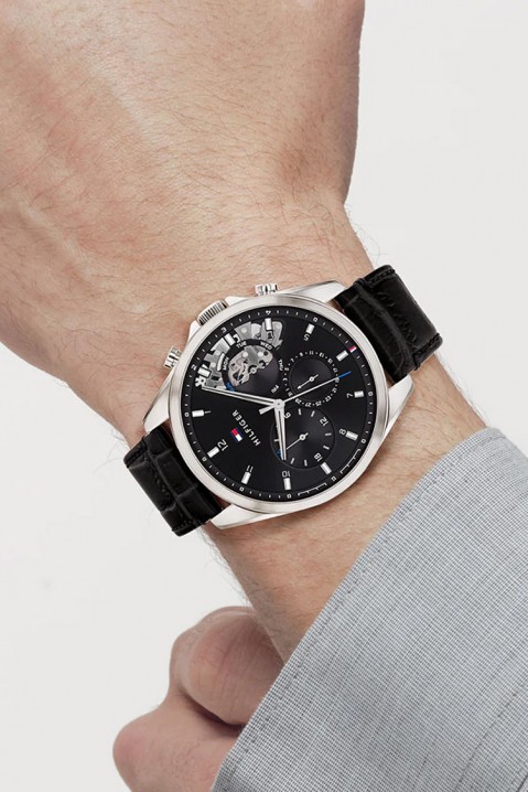 Ανδρικό ρολόι Tommy Hilfiger Baker 1710449, Χρώμα: μαύρο, IVET.EU - Εκπτώσεις έως -80%
