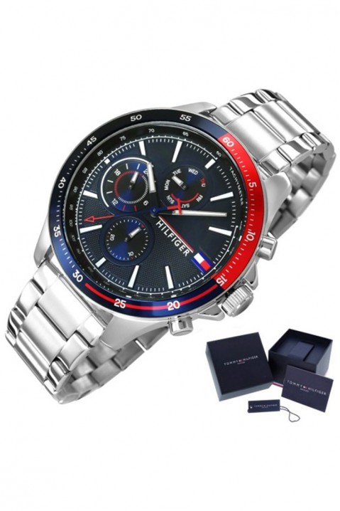 Ανδρικό ρολόι Tommy Hilfiger 1791718, Χρώμα: ασημί, IVET.EU - Εκπτώσεις έως -80%