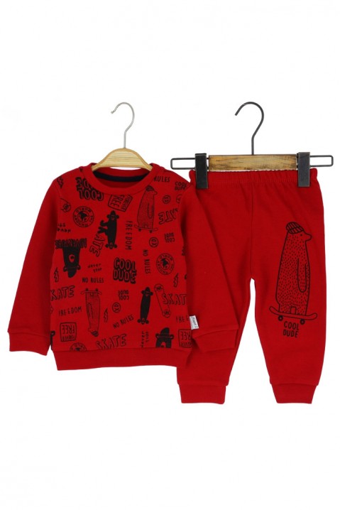 Dětský komplet ROSPEFI RED, Barva: červená, IVET.EU - Stylové oblečení