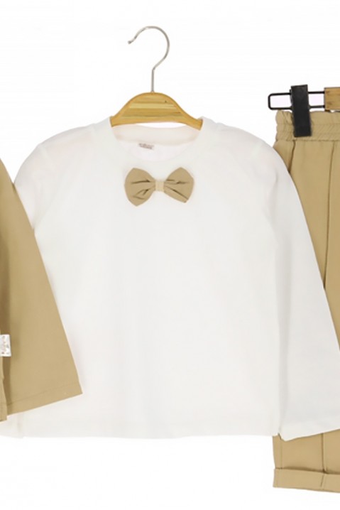 Detská súprava FORMELDI BEIGE, Farba: béžová, IVET.EU - Štýlové oblečenie