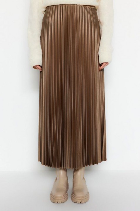 Sukně GARSONA BROWN, Barva: hnědá, IVET.EU - Stylové oblečení