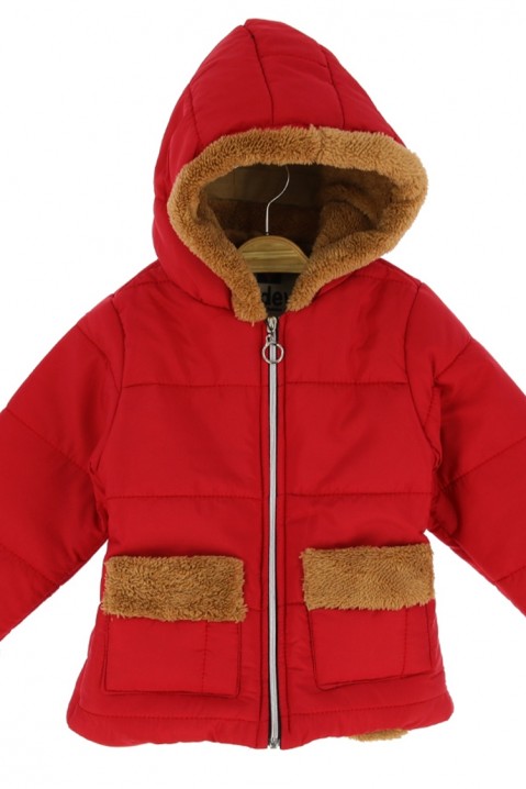 Dětská bunda STOELFI RED, Barva: červená, IVET.EU - Stylové oblečení