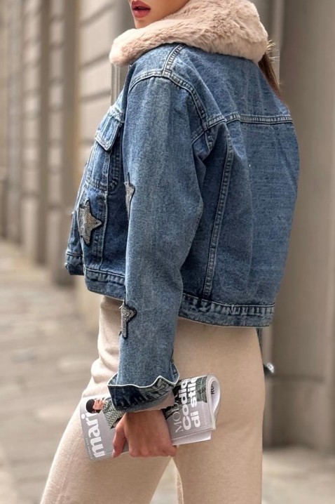 Μπουφάν NOVELXA, Χρώμα: μπλε, IVET.EU - Εκπτώσεις έως -80%