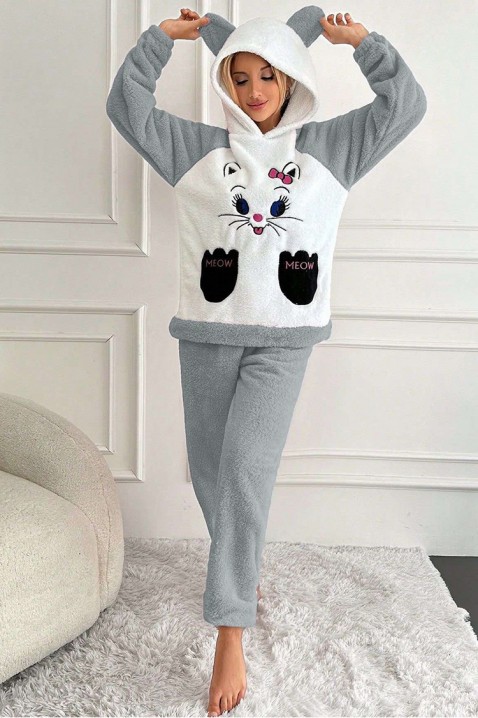 Pyžamo BUNELDA GREY, Barva: šedá, IVET.EU - Stylové oblečení