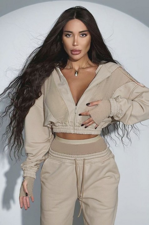 Σύνολο OLMERVA BEIGE, Χρώμα: μπεζ, IVET.EU - Εκπτώσεις έως -80%
