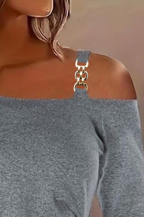Dámská halenka OGNELDA GREY, Barva: šedá, IVET.EU - Stylové oblečení