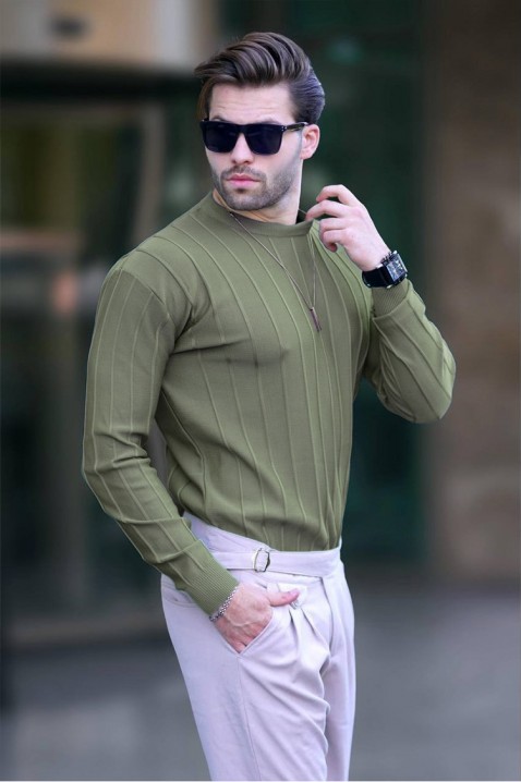 Pánské tričko ALMERDIO GREEN, Barva: zelená, IVET.EU - Stylové oblečení
