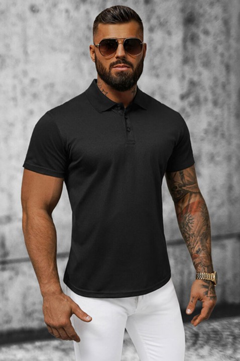 Pánské triko REGOLDO BLACK, Barva: černá, IVET.EU - Stylové oblečení