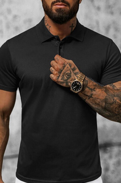 Pánské triko REGOLDO BLACK, Barva: černá, IVET.EU - Stylové oblečení