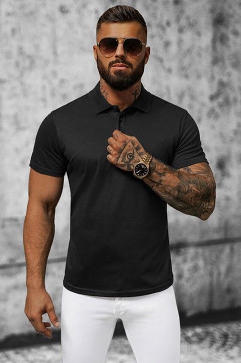 Pánské triko REGOLDO BLACK, Barva: černá, IVET.EU - Stylové oblečení