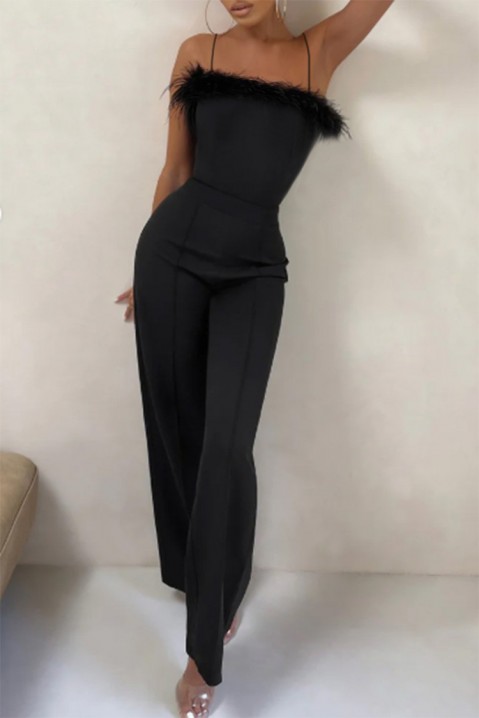 Overal SIONELA BLACK, Barva: černá, IVET.EU - Stylové oblečení