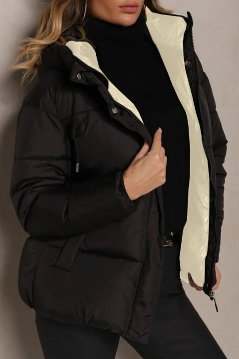 Μπουφάν CARDINA BLACK, Χρώμα: μαύρο, IVET.EU - Εκπτώσεις έως -80%