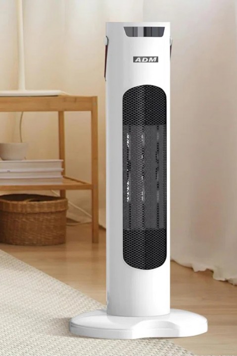 Ohřívač s ventilátorem a LED displejem ROXEDY, Barva: bílá, IVET.EU - Stylové oblečení
