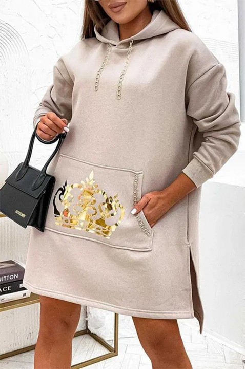 Mikina REMIONGA BEIGE, Barva: béžová, IVET.EU - Stylové oblečení