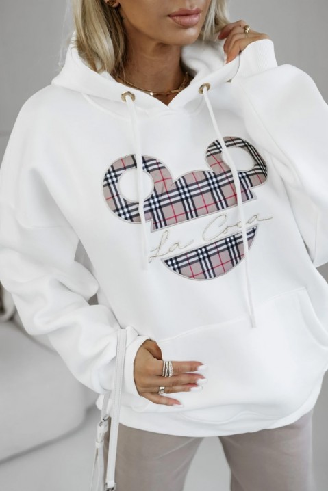 Mikina OVERFILA WHITE, Barva: bílá, IVET.EU - Stylové oblečení