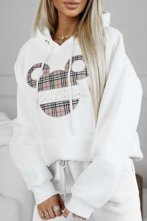 Mikina OVERFILA WHITE, Barva: bílá, IVET.EU - Stylové oblečení
