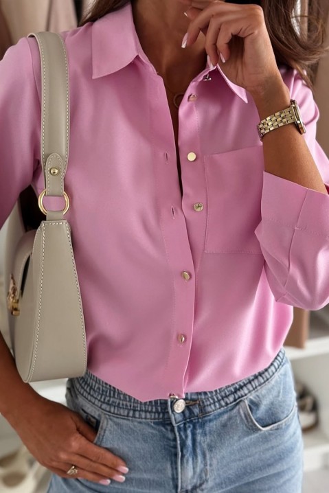 Dámská košile BORSELA PINK, Barva: ružová, IVET.EU - Stylové oblečení