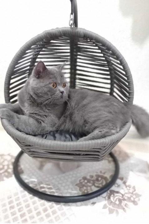 Hojdačka pre mačky FROSHI GREY, Farba: sivá, IVET.EU - Štýlové oblečenie
