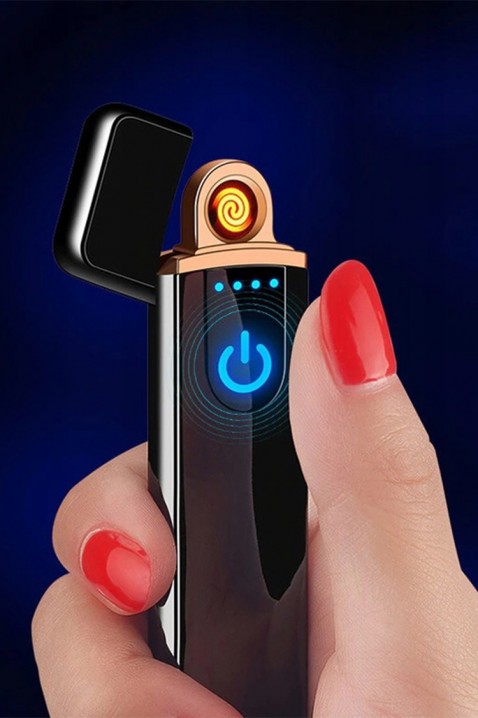 Αναπτήρας USB TOUCH FROGI, Χρώμα: μαύρο, IVET.EU - Εκπτώσεις έως -80%