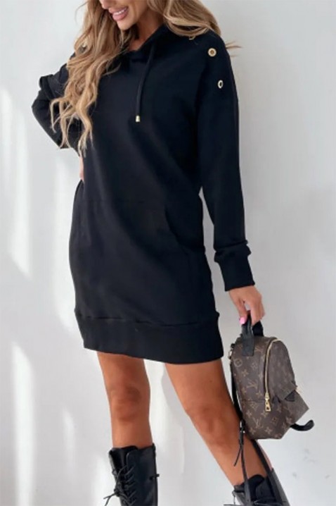 Φόρεμα JALMEDA BLACK, Χρώμα: μαύρο, IVET.EU - Εκπτώσεις έως -80%