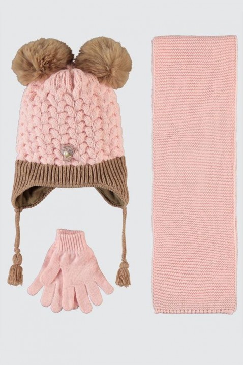 Dětská 3dílná sada LORZI PINK, Barva: ružová, IVET.EU - Stylové oblečení