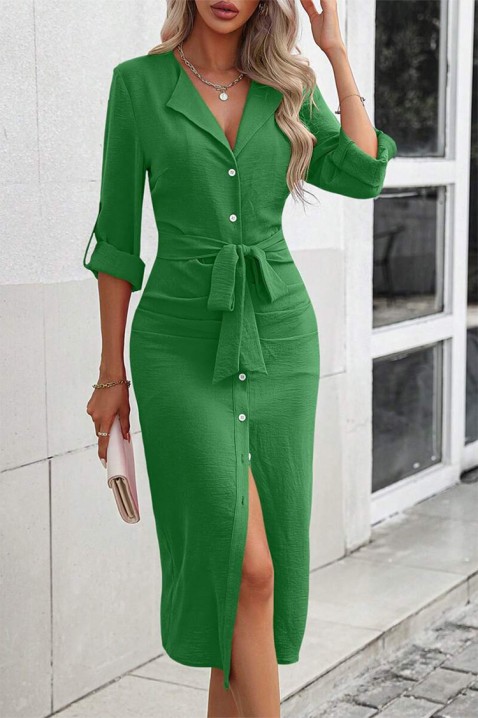Šaty LURMEFA GREEN, Barva: zelená, IVET.EU - Stylové oblečení
