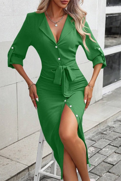 Šaty LURMEFA GREEN, Barva: zelená, IVET.EU - Stylové oblečení