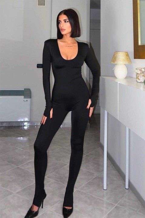Overal DIONEXA BLACK, Barva: černá, IVET.EU - Stylové oblečení