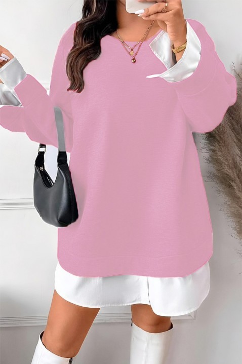 Φόρεμα BLIFOLDA PINK, Χρώμα: ροζ, IVET.EU - Εκπτώσεις έως -80%