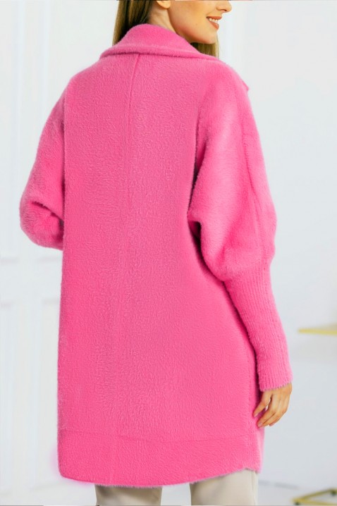 Dámský kabát LIORA PINK, Barva: ružová, IVET.EU - Stylové oblečení