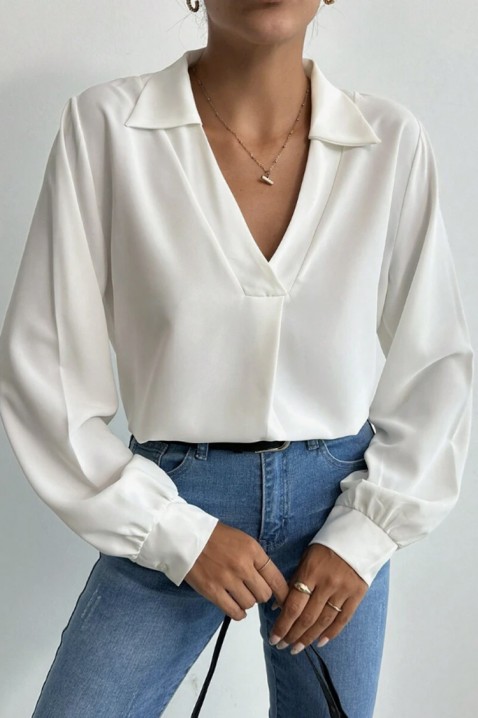 Dámská halenka DOSMELFA WHITE, Barva: bílá, IVET.EU - Stylové oblečení