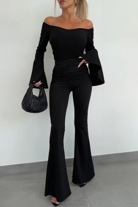 Kalhoty LERSOLFA BLACK, Barva: černá, IVET.EU - Stylové oblečení