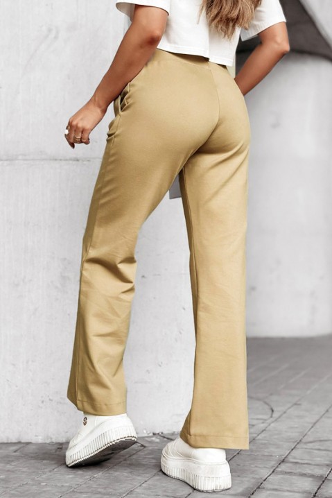 Παντελόνι MARTOLA BEIGE, Χρώμα: μπεζ, IVET.EU - Εκπτώσεις έως -80%