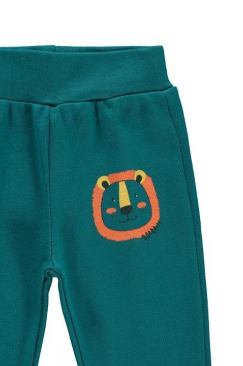 Dětské kalhoty MOROLRO, Barva: petrolejová, IVET.EU - Stylové oblečení