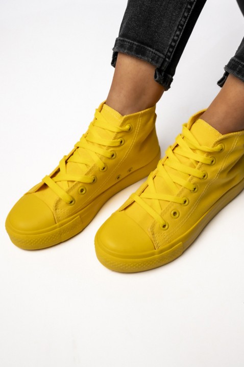 Dámské tenisky KLOMEXA YELLOW, Barva: žlutá, IVET.EU - Stylové oblečení